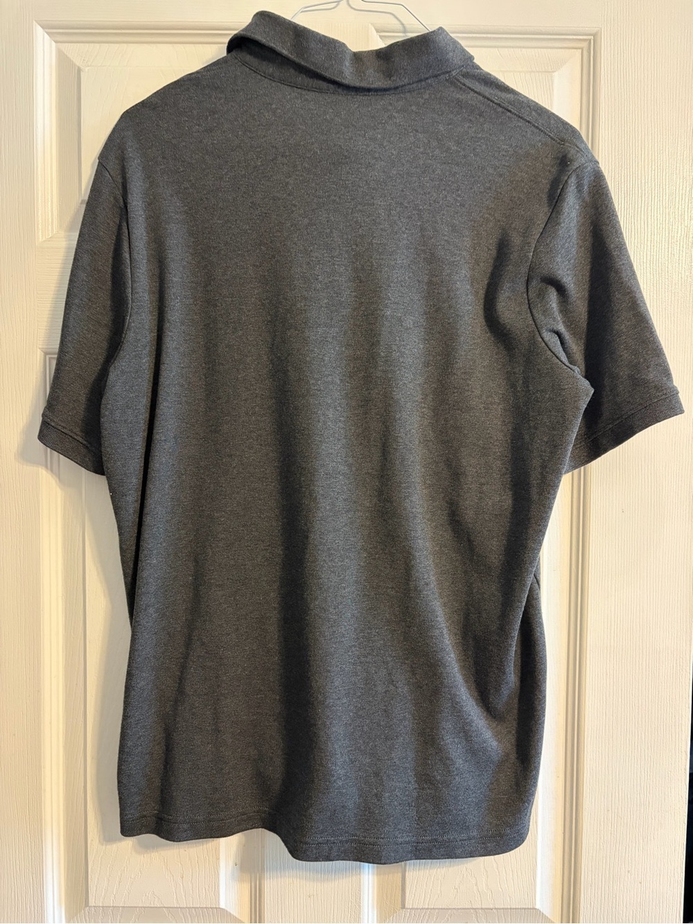 Lands’ End Men’s Polo Shirt Size Large Gray Short Sleeve Traditional Fit Cotton - Picture 6 of 6